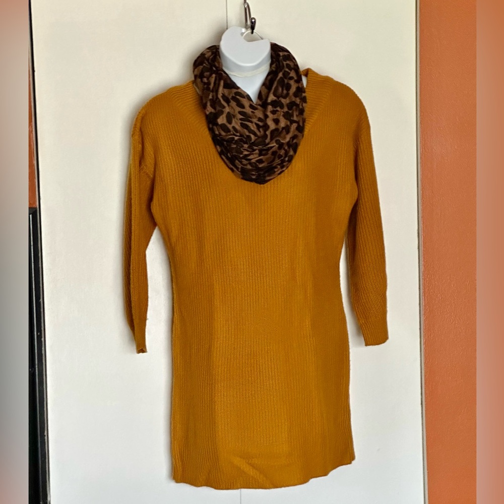 Rust Sweater tunic or dress